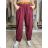 Women's casual summer short sleeve dress VIOLA (S/M/L ONE SIZE) ITALIAN FASHION IMSM25022 S / M / L wine