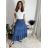 Dress ala skirt summer women (uni s / l) ITALIAN FASHION IM720102 S / M dark blue