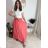 Women's long skirt (S/M/L ONE SIZE) ITALIAN FASHION IMWBL25483 S / M / L oranžová