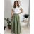 Women's short sleeve summer casual dress (S/M/L ONE SIZE) ITALIAN FASHION IMWGB25022