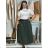 Women's Warm Long Sleeve Dress (L / XL ONE SIZE) ITALIAN FASHION IM421MIA