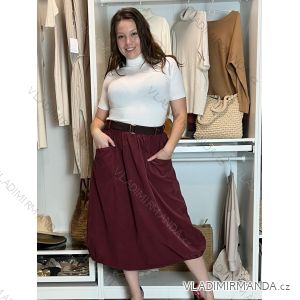 Women's Warm Long Sleeve Dress (L / XL ONE SIZE) ITALIAN FASHION IM421MIA