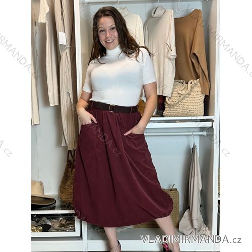 Women's Warm Long Sleeve Dress (L / XL ONE SIZE) ITALIAN FASHION IM421MIA