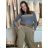 Women's ribbed summer dress with straps (S/ML/XL ONE SIZE) MB2123Z220