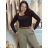 Women's ribbed summer dress with straps (S/ML/XL ONE SIZE) MB2123Z220