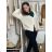 Women's Oversize Long Sleeve Sweater (S/M ONE SIZE) ITALIAN FASHION IMWCA23DH2302