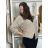 Women's Oversize Long Sleeve Sweater (S/M ONE SIZE) ITALIAN FASHION IMWCA23DH2302
