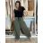 Elegant women's oversized sweatpants (46/48/50 ONE SIZE) ITALIAN FASHION IM425MILAN