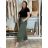 Elegant women's oversized sweatpants (46/48/50 ONE SIZE) ITALIAN FASHION IM425MILAN  Brown