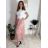 Summer long tulle summer skirt (S / M ONE SIZE) ITALIAN FASHION IMM22Q22197 rose old rose S / M / L