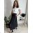 Elegant trousers with belt for women (S/M/L ONE SIZE) ITALIAN FASHION IM425057 -   grey -   S / M / L