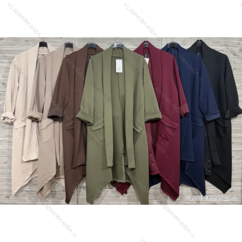 Cardigan with Pockets and Hood 3/4 Sleeve Women's Camo (uni s-l) ITALIAN FASHION IM4223121