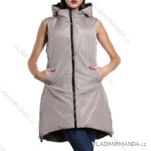 Women's oversized sleeveless hooded vest (S/M - L/XL - 2XL/3XL ONE SIZE) ITALIAN FASHION IMPOZ25PR-6610