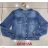 Women's denim jacket short (s-2xl) MA520002 blue denim M