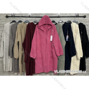Cardigan with Pockets and Hood 3/4 Sleeve Women's Camo (uni s-l) ITALIAN FASHION IM4223121