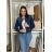 Women's denim jacket short (s-2xl) MA520002 blue denim M