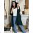 Women's Long Sleeve Oversized Zip Up Hooded Sweatshirt Coat (S/M ONE SIZE) ITALIAN FASHION IMPLI2385141