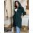 Women's Long Sleeve Oversized Zip Up Hooded Sweatshirt Coat (S/M ONE SIZE) ITALIAN FASHION IMPLI2385141 S / M / L modrá petrolejová