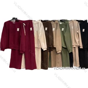 Women's long-sleeved, lightweight, zipped hooded sweatshirt, oversized (52/54/56 ONE SIZE) ITALIAN FASHION IMC25359