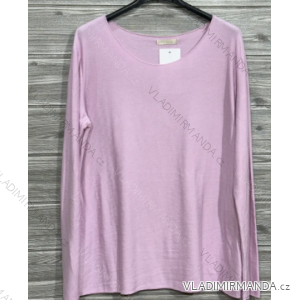 Women's Long Sleeve Knitted Sweater (S/M ONE SIZE) ITALIAN FASHION IMWDT23005