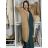 Women's Long Sleeve Oversized Zip Up Hooded Sweatshirt Coat (S/M/L ONE SIZE) ITALIAN FASHION IMPLI249611