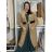 Women's Long Sleeve Oversized Zip Up Hooded Sweatshirt Coat (S/M/L ONE SIZE) ITALIAN FASHION IMPLI249611