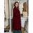Women's Long Sleeve Oversized Zip Up Hooded Sweatshirt Coat (S/M/L ONE SIZE) ITALIAN FASHION IMPLI249611
