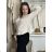 Women's stretch pants (S/M/L ONE SIZE) ITALIAN FASHION IMWKK25022 S / M / L beige
