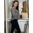 Women's stretch pants (S/M/L ONE SIZE) ITALIAN FASHION IMWKK25022 S / M / L beige