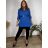 Women's Long Long Sleeve Extended Tunic (L / XL ONE SIZE) ITALIAN FASHION IMD211117