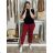 Women's long sleeve furry sweater (S/M/L ONE SIZE) ITALIAN FASHION IMWCH25116 S / M / L black