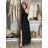 Women's Long Sleeve Knitted Turtleneck Sweater (S/M ONE SIZE) ITALIAN FASHION IM323001 S / M / L black