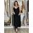 Women's Long Sleeve Knitted Turtleneck Sweater (S/M ONE SIZE) ITALIAN FASHION IM323001 S / M / L black
