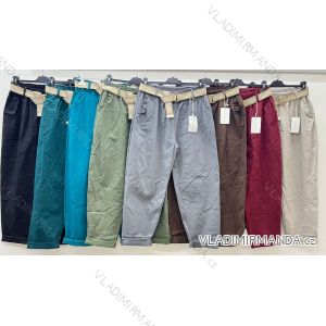 Elegant trousers with belt for women (S/M/L ONE SIZE) ITALIAN FASHION IM425057