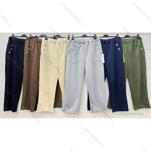 Elegant trousers with belt for women (S/M/L ONE SIZE) ITALIAN FASHION IM425057