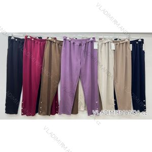 Elegant trousers with belt for women (S/M/L ONE SIZE) ITALIAN FASHION IM425057