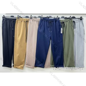 Elegant trousers with belt for women (S/M/L ONE SIZE) ITALIAN FASHION IM425057