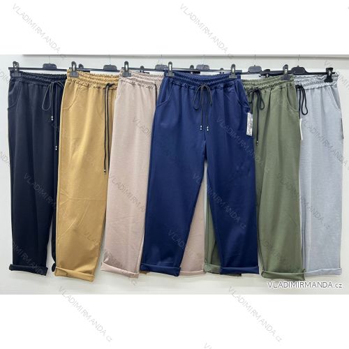 Elegant trousers with belt for women (S/M/L ONE SIZE) ITALIAN FASHION IM425057