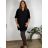 Women's elegant party long sleeve dress (S/M ONE SIZE) ITALIAN FASHION IM322282