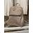 Women's backpack (ONE SIZE) TESSRA HANDBAGS TSR23D5651/DUR beige ONE SIZE