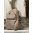 Women's backpack (ONE SIZE) TESSRA HANDBAGS TSR23D5651/DUR beige ONE SIZE