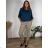Women's Summer Long Harem Pants (42/44/46 ONE SIZE) ITALIAN FASHION IM424361