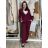 Women's Long Pants With Belt (S/M ONE SIZE) ITALIAN FASHION IMPDY23MDUE22127