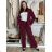 Women's Long Pants With Belt (S/M ONE SIZE) ITALIAN FASHION IMPDY23MDUE22127