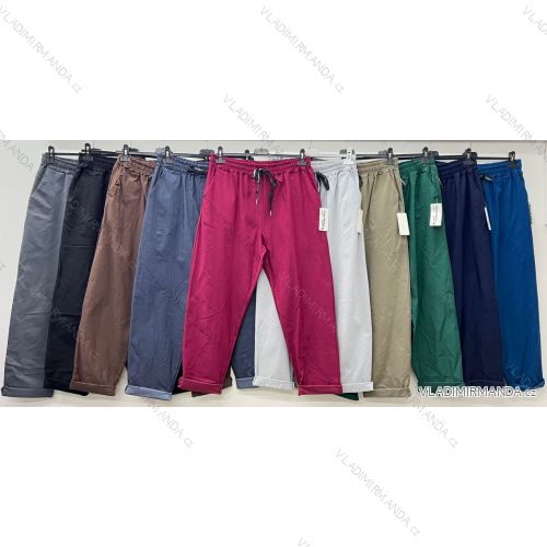 Women's Summer Long Harem Pants (42/44/46 ONE SIZE) ITALIAN FASHION IM424361