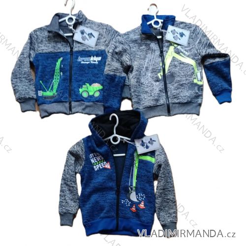 Children's fleece sweatshirt for boys (98-128) SEZON SEZ2598-128/A