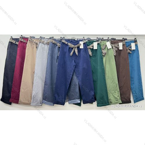 Women's Summer Long Harem Pants (42/44/46 ONE SIZE) ITALIAN FASHION IM424361
