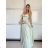 Women's long summer dress with straps (S/M ONE SIZE) ITALIAN FASHION IMPBB24B23868 -   beige -   S / M / L