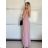 Elegant formal dress with straps for women (S / M ONE SIZE) ITALIAN FASHION IM321576 M / L red