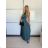 Women's Long Elegant Party Sleeveless Dress (S/M/L/XL ONE SIZE) ITALIAN FASHION IMPBB23A11791/DU -   emerald green -   L / XL